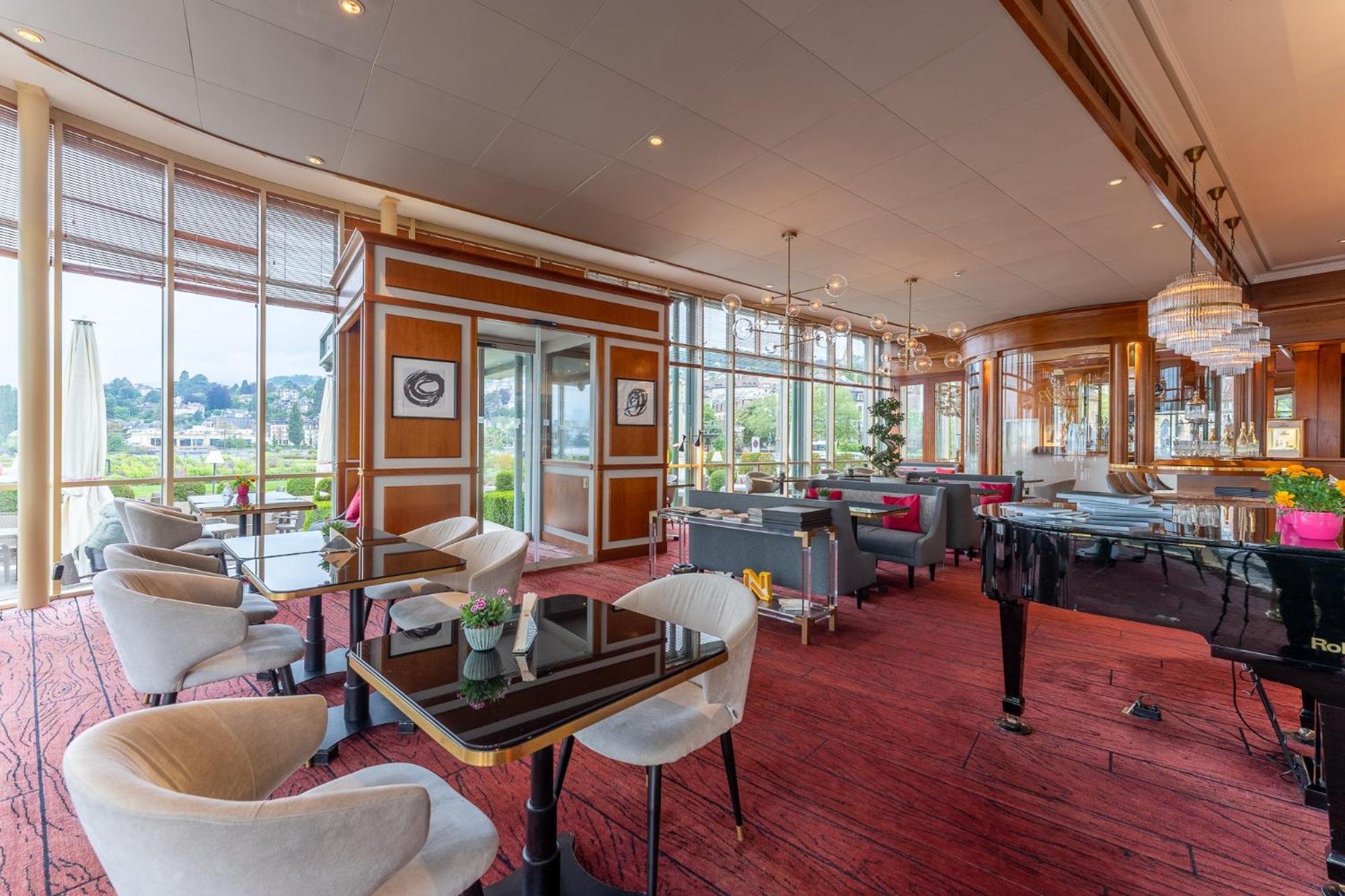 Beau Rivage Hotel Neuchâtel Exteriör bild The restaurant