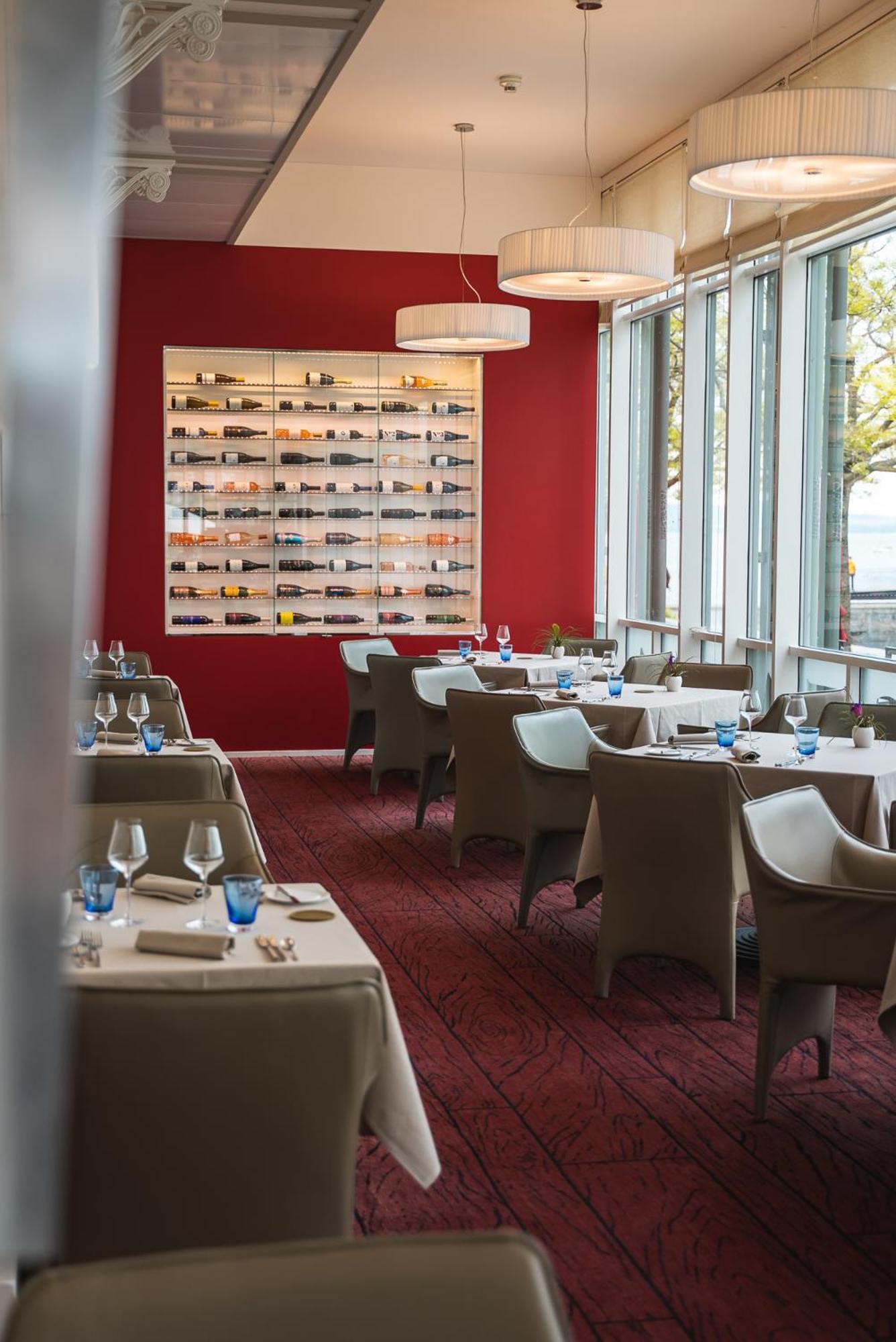 Beau Rivage Hotel Neuchâtel Exteriör bild Restaurant