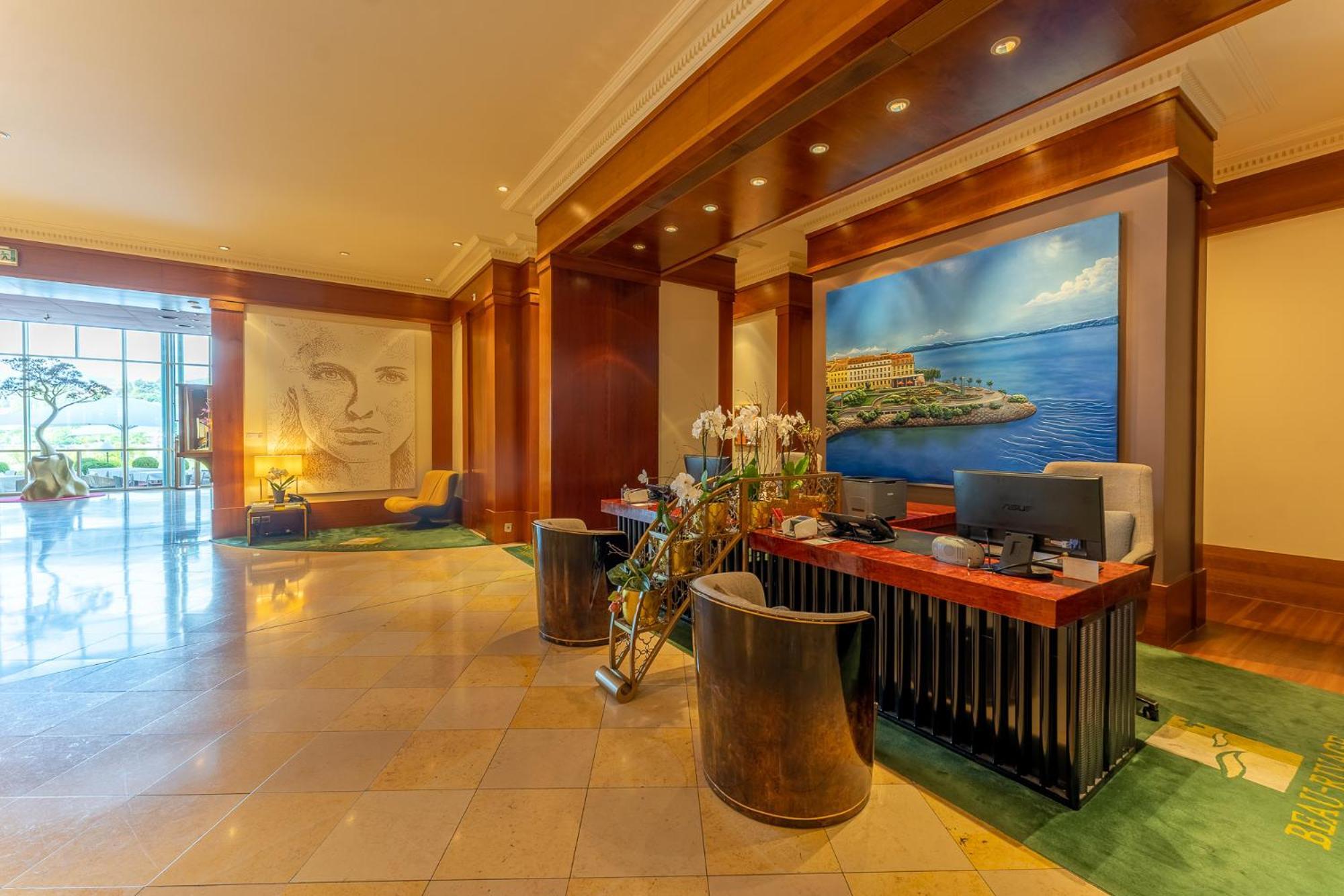 Beau Rivage Hotel Neuchâtel Exteriör bild Lobby