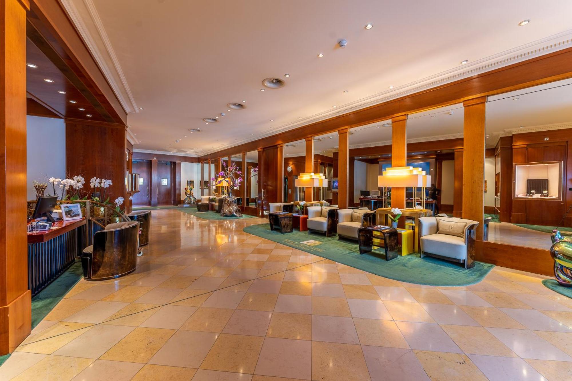 Beau Rivage Hotel Neuchâtel Exteriör bild Lobby