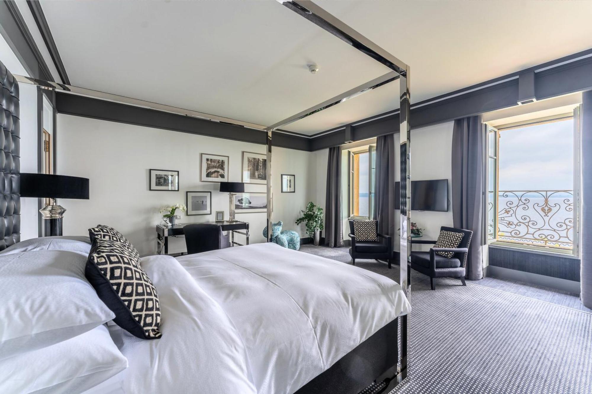 Beau Rivage Hotel Neuchâtel Exteriör bild Suite
