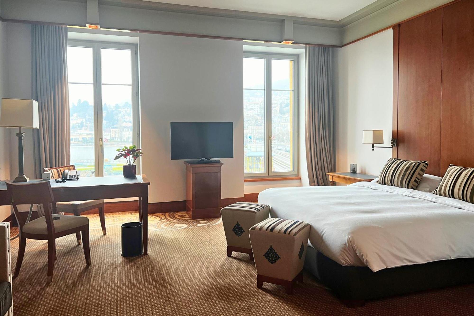 Beau Rivage Hotel Neuchâtel Exteriör bild A room at the hotel